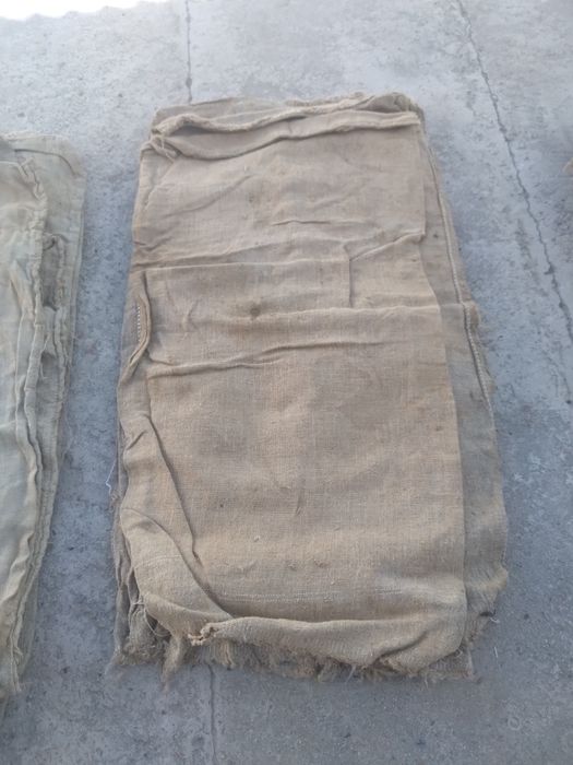 Мешки джутовые тканевые б/у