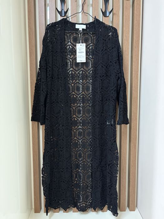 Ново черно плажно кимоно Zara - ХS/S