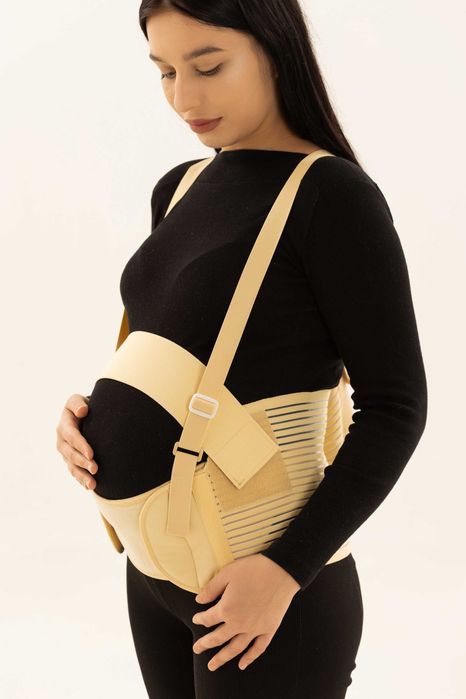 Бандаж эластичный дородовой на лямках