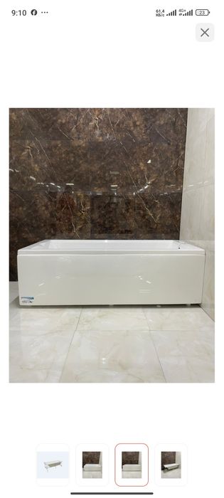 Ванна 180на80 Accord, усиленные борта