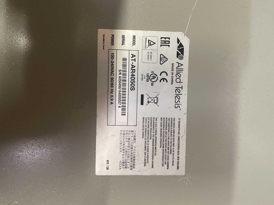 Firewall Allied Telesis AT-AR4050S, garantie 6 luni