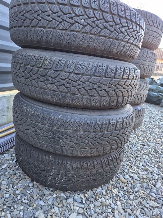 Vând jante+cauciucuri de Opel Corsa D 175/70/14 M+S imp Germania