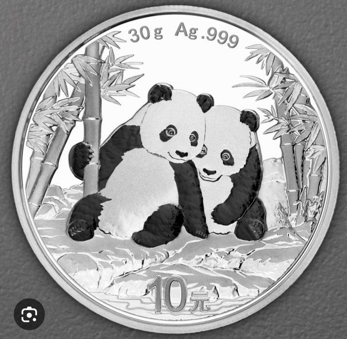 Сребърна монета Китайска Панда 2026