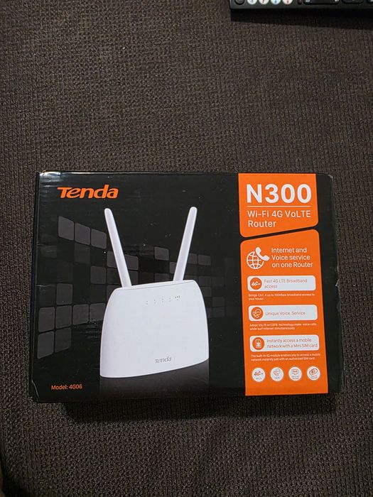 Tenda N300 wi-fi 4GVolte router