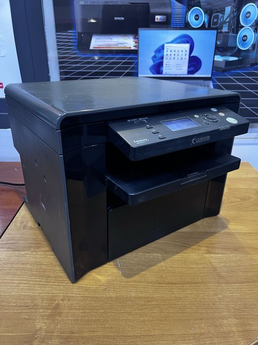 Принтер Canon 3в1, принтер МФУ черно белый
