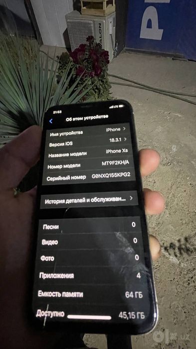 iPhone xs ishlatishga yaxshi xolatda