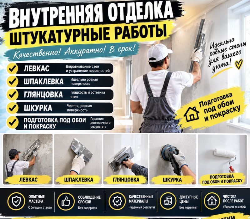 Левкас. Шпаклевка Углы и примыкания . Недорго