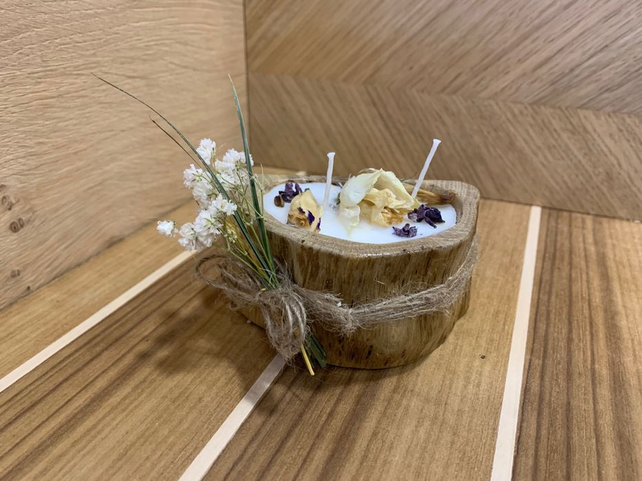 Ръчно изработен соеви свещи