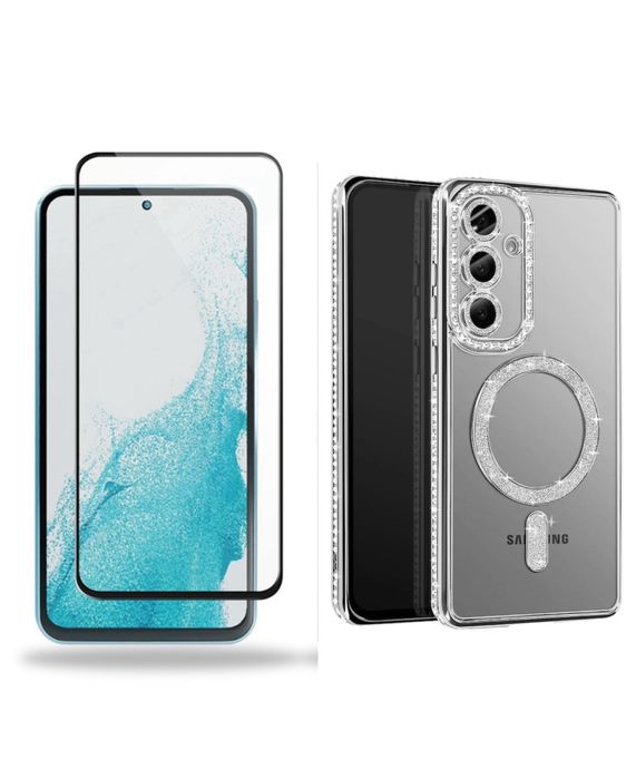 Husa Magnetica Stone + Folie Sticla Samsung A16/A17/A26/A36/A56