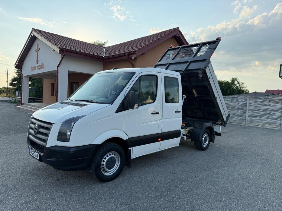Vw Crafter Basculabil pe 3 parti  2010 2.5TDi  Euro 4