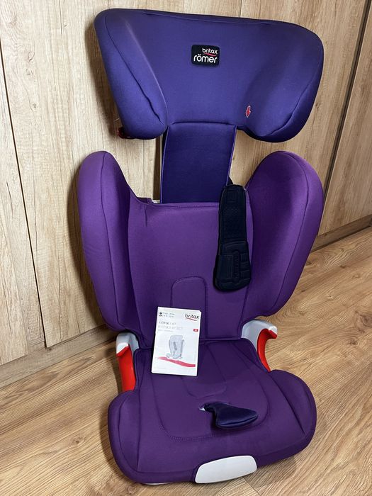 Scaun auto copii isofix 4–12 ani (15–36 kg) Britax Römer KidFix II XP - Mineral Purple