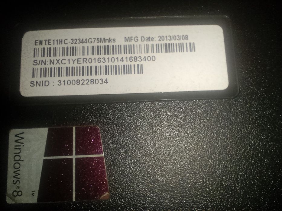 Ноутбук Packard Bell Б/у