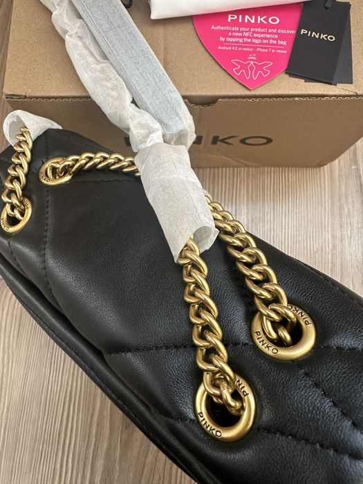 Чисто нова чанта Pinko mini Love Puff