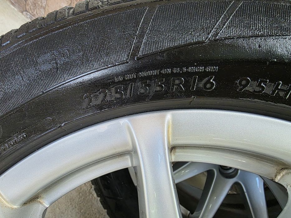 Джанти с гуми 5x112 16 цола vw golf pasat touran