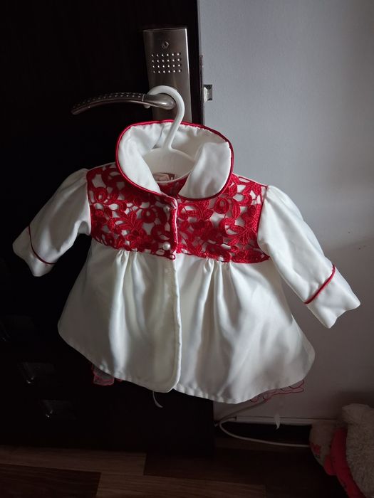 Rochie cu maneci luni si palton