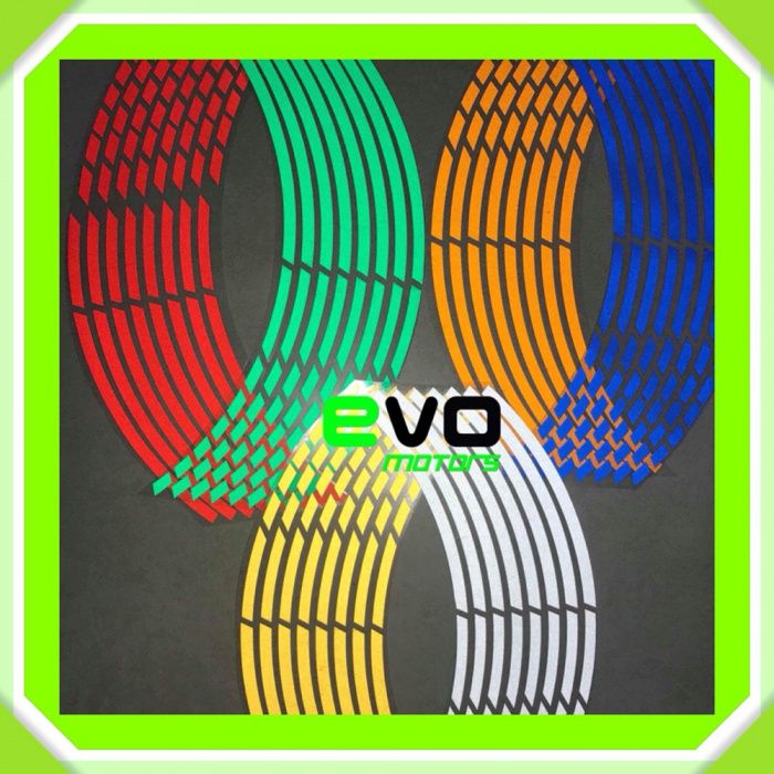 Banda Roti Rimstripes Auto Moto Reflectorizanta 17' jante streaps A017