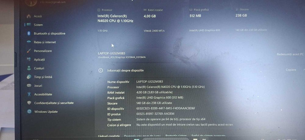 Laptop ASUS x515MA