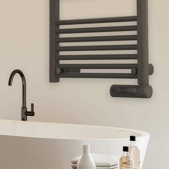 Електрически радиатор/лира за баня Cecotec ReadyWarm 9200 Smart Towel, 750 W, черен