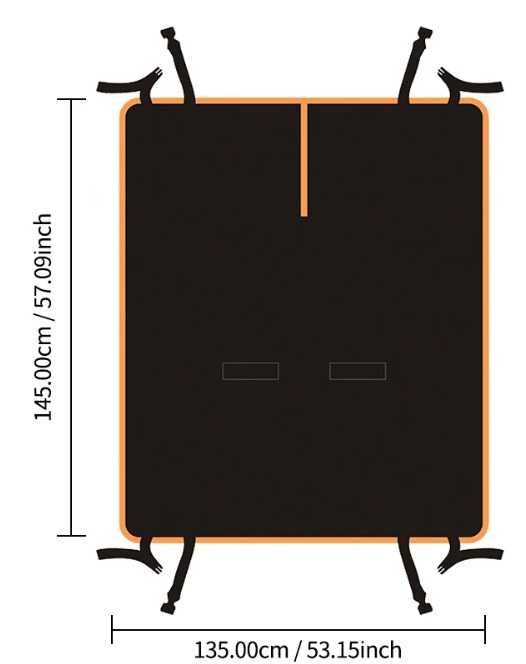 Покривало за задни седалки