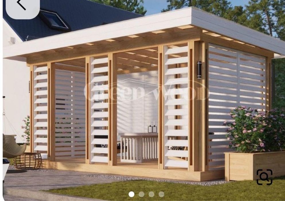 Беседка пергола качеля урна навес