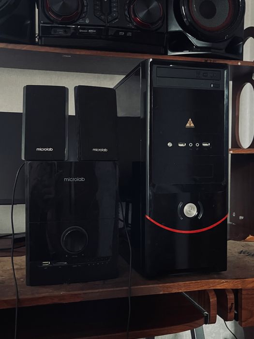 Системный блок и сабвуфер