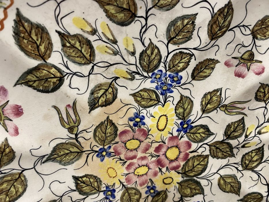 Старо италианско пано за стена от порцелан