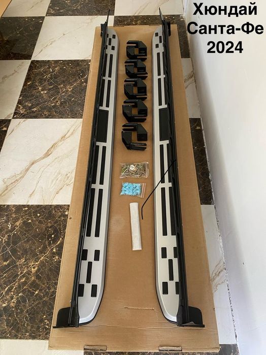 Подножки на Hyundai Santa Fe
