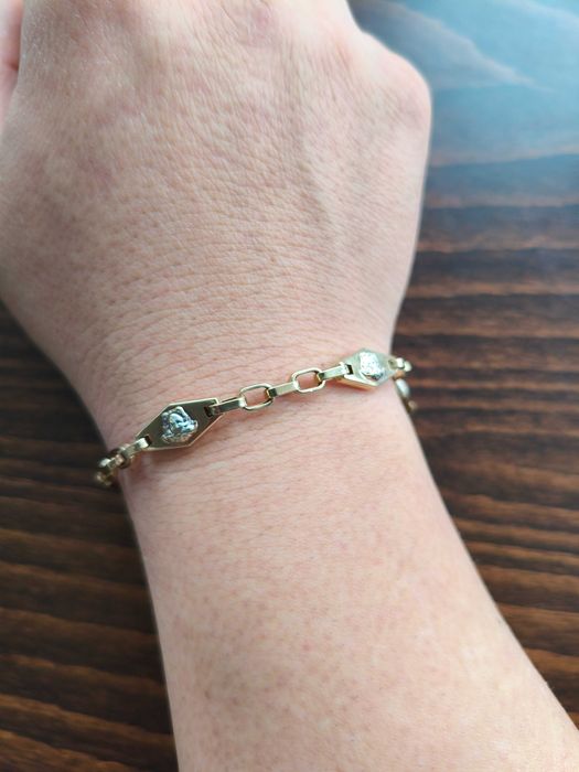 Златна мъжка гривна