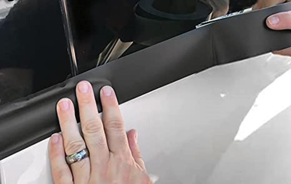 защитно/декоративно фолио за хромирани лайсни 50 мм х 3 м, ефект ...