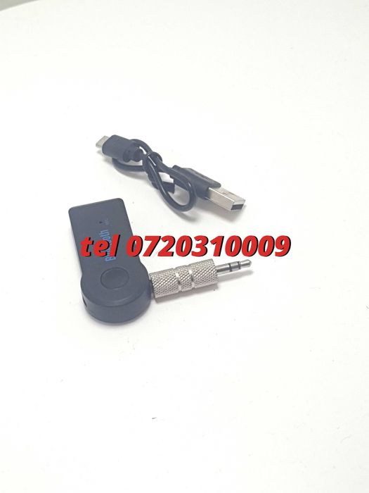 Auxiliar Bluetooth Auto Receiver Cu Microfon