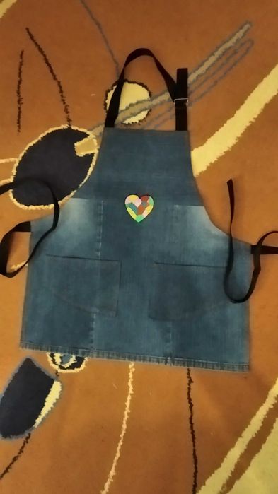 Кухненска дънкова престилка