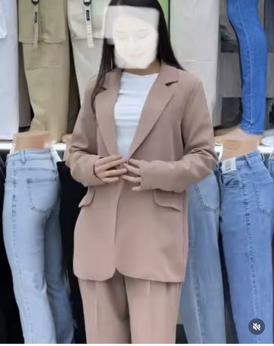 Kastyum shim razmer 44 oversayz/костюм и брюки оверсайз