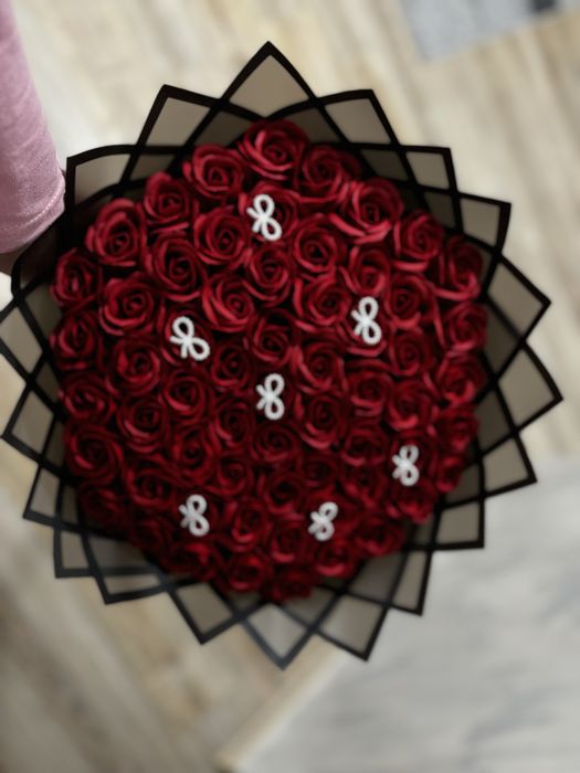 Buchet de trandafiri din sapun personalizat