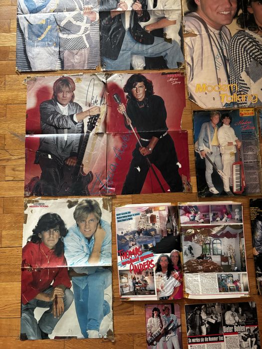 Colectie rara postere originale Modern Talking