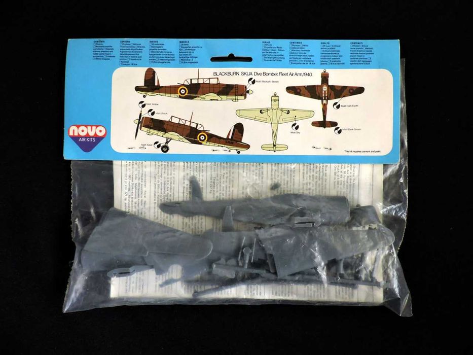 Сборная модель самолета Blackburn Skua (NOVO, СССР, 1:72)