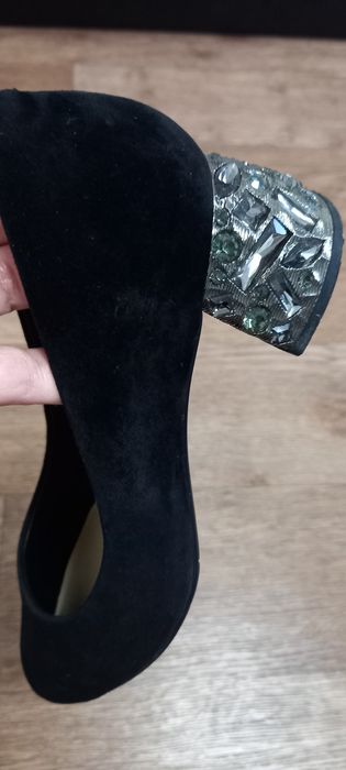 Туфли замшевые 35 разм