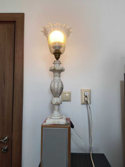 Мраморна лампа 57см