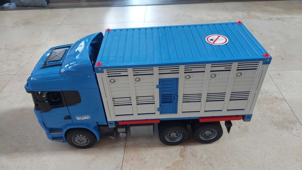 Camion mare Scania, Bruder 52cm, superb