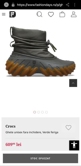 Ghete Crocs echo boot