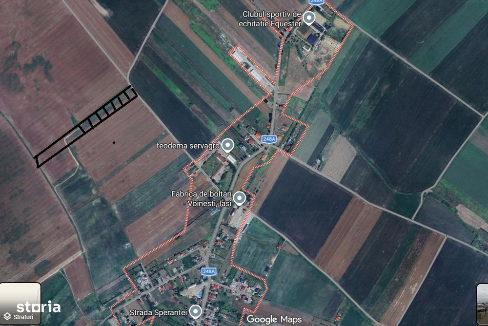 Teren 600 mp intravilan Voinesti Iasi