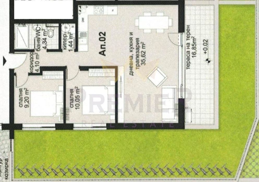 3-стаен в Варна-Виница площ 103 цена 138000