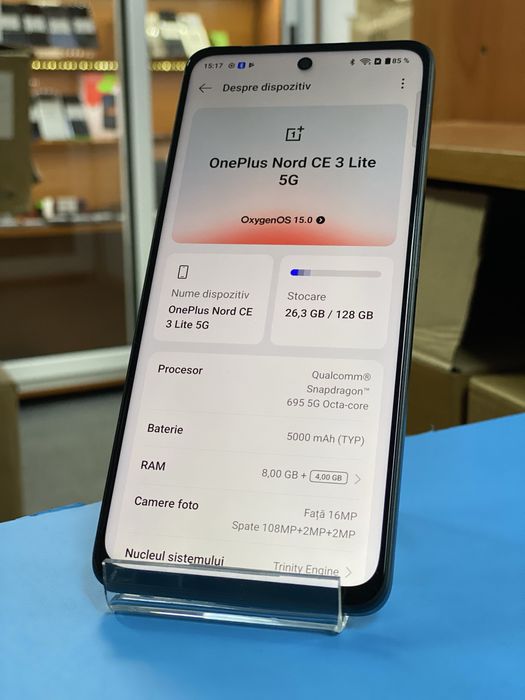 OnePlus Nord CE 3 Lite 5G 128GB, Garantie 12 luni | Lensun