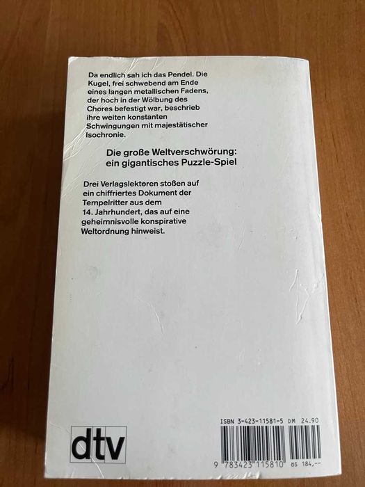 Umberto Eco - Das Foucaultsche Pendel / Умберто Еко - Махалото на Фуко