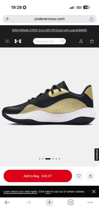 UA lockdown 7 Low-Ъндър Армър