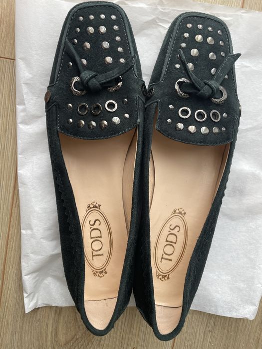Tod’s pantofi/ loafers/ mocasini din piele