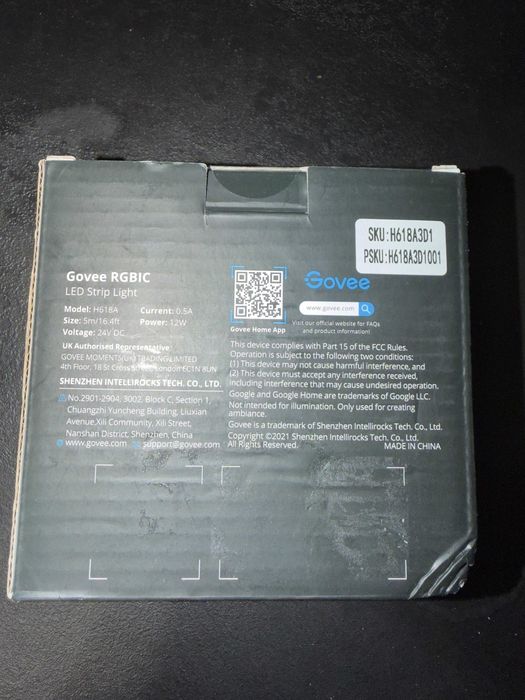 Govee  RGBIC banda  led smart  bluetooth