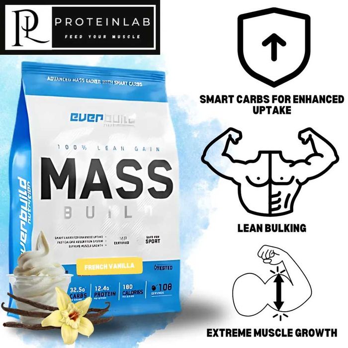 EVERBUILD Mass Build Gainer / Bag - Протеин Гейнер - 5.44кг