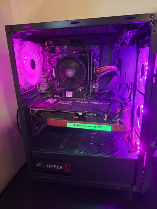 Геймърски компютър AMD Ryzen 2600 , NVIDIA GTX 1070 Ti , 1 TB SSD ,  16 GB RAM