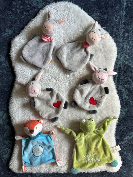 Бебешки плюшени кърпички за гушкане