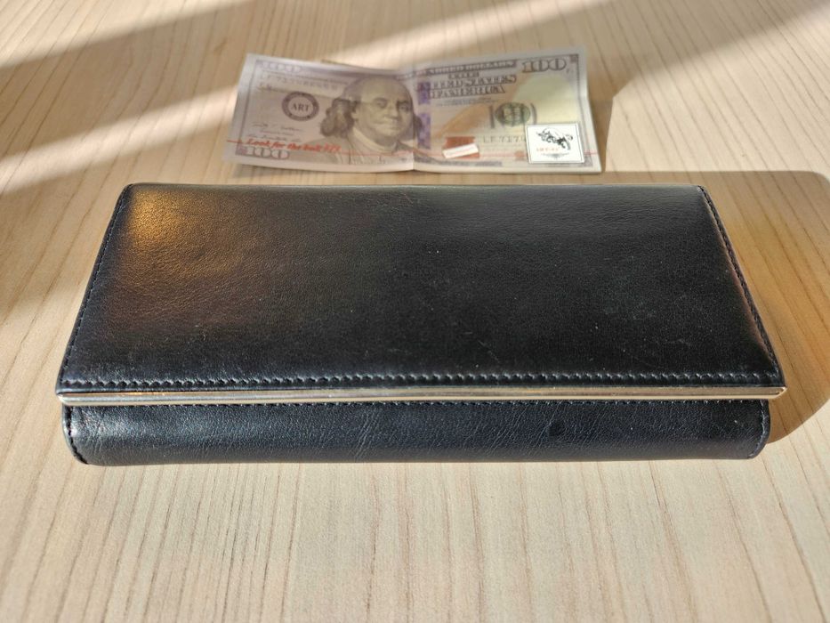 Нов дамски портфейл естествена кожа ART-93 портмоне кожено органайзер